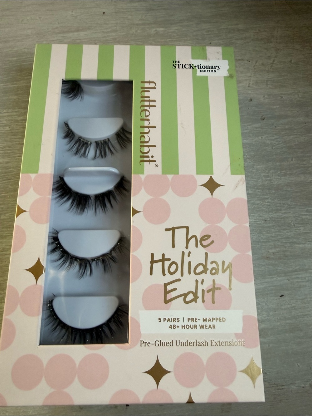 The Holiday Edit Pre-Glued Underlash Extensions in Black
